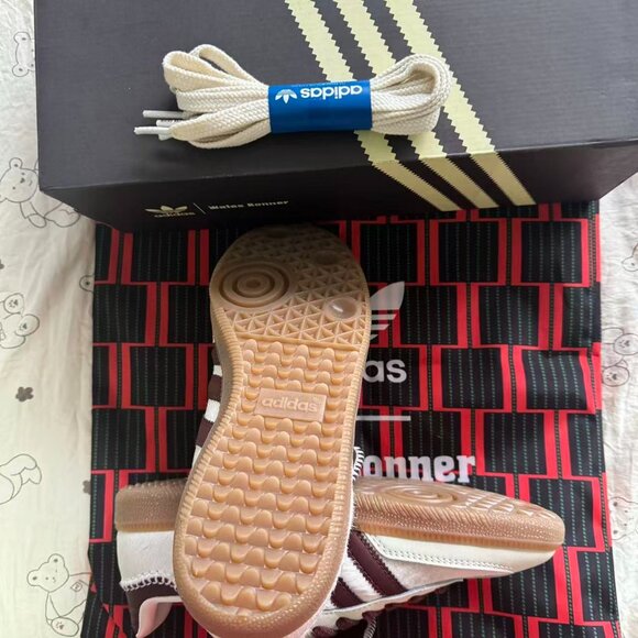 WALES BONNER x adidas originals SambaPony Tonal white brown - Picture 2 of 7